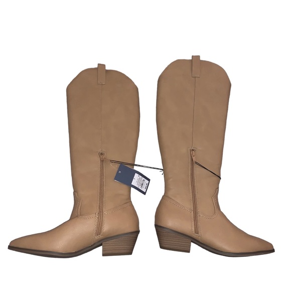 Universal Thread Size 7 Knee High Light Brown Boots - Picture 6 of 9